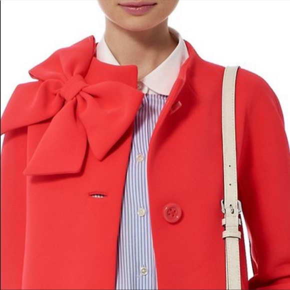 SOLD Kate Spade Dorothy Bow Coat Size Medium